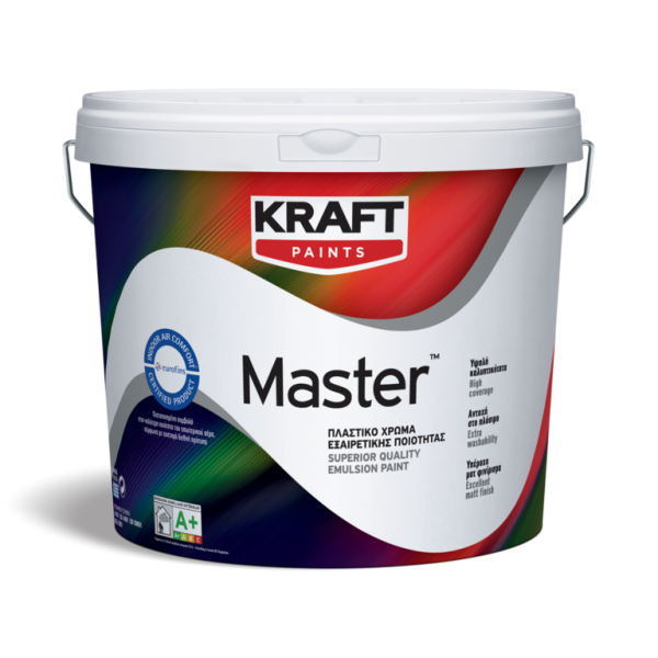 Πλαστικό χρώμα Master KRAFT Paints  λευκο 0.75 L